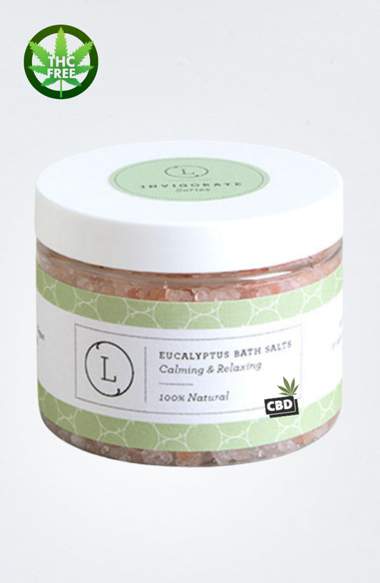 CBD Eucalyptus Bath Salts-Calming Bath Soak (THC free)