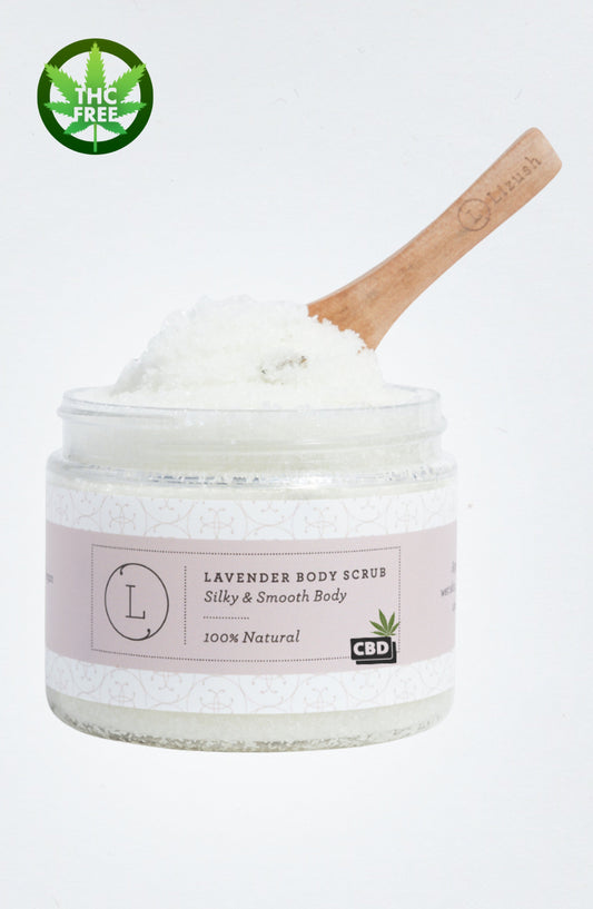 Lavender CBD Body Scrub- Relax & Renew