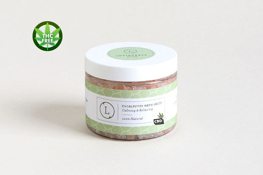 CBD Eucalyptus Bath Salts-Calming Bath Soak (THC free)