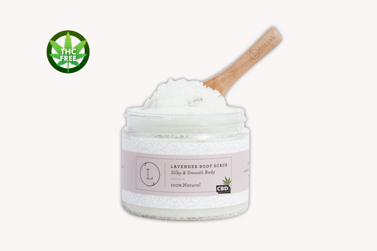 Lavender CBD Body Scrub- Relax & Renew
