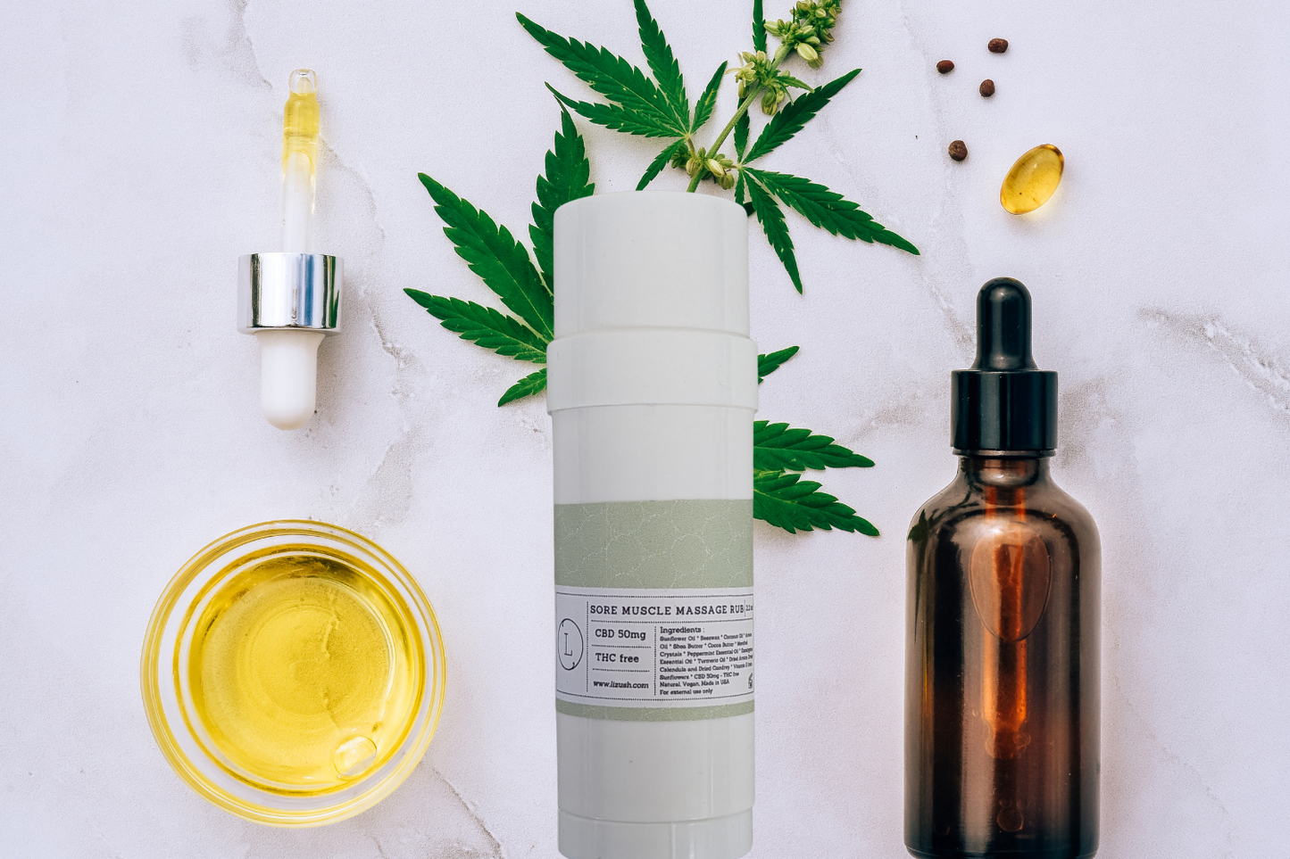 CBD - Muscle Rescue Balm | THC-Free Muscle and Joint Relief Balm