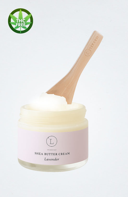 Lavender CBD Shea Butter Body Cream- Deep Hydration & Relaxation (THC-free)