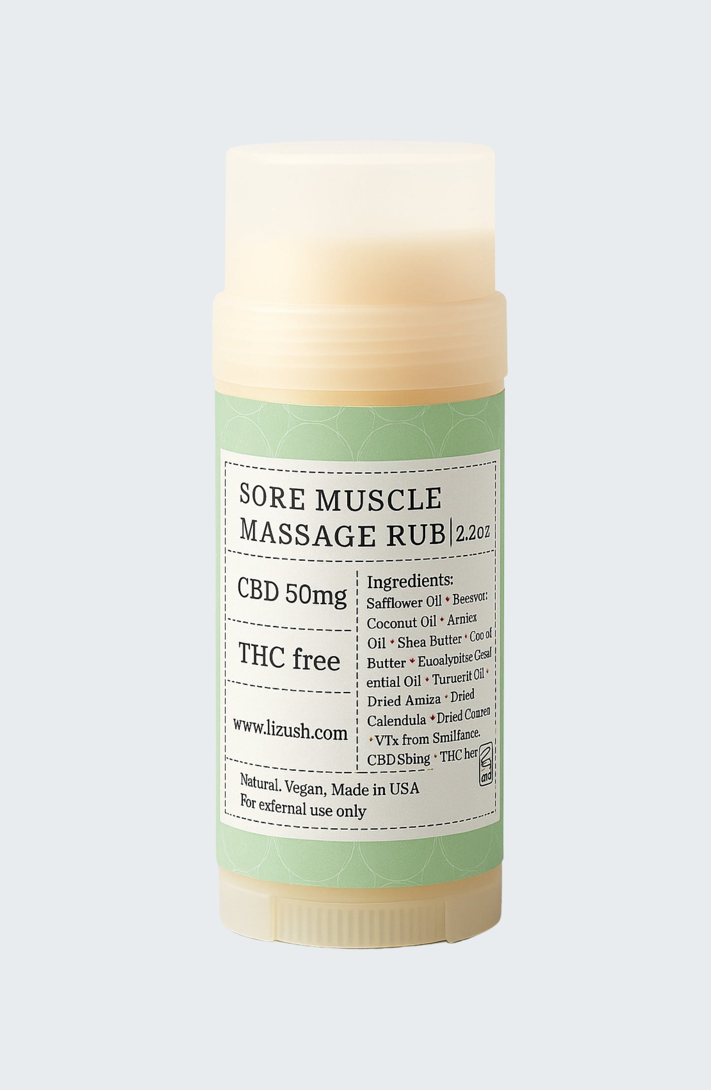 CBD - Muscle Rescue Balm | THC-Free Muscle and Joint Relief Balm